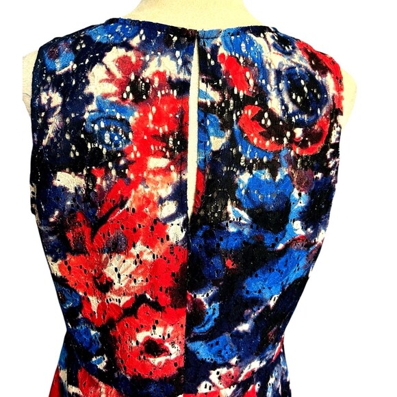 Inc International Concept Floral Lace Sleeveless Sheath Key Hole Dress 12 - Picture 7 of 8